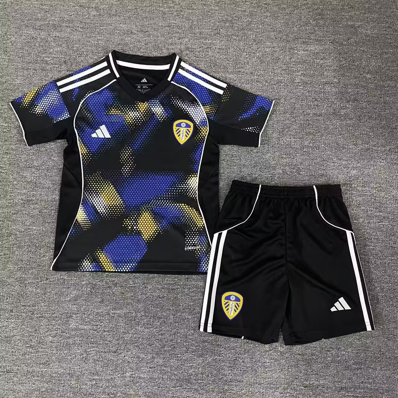 Kids-Leeds United 25/26 Third Black Soccer Jersey